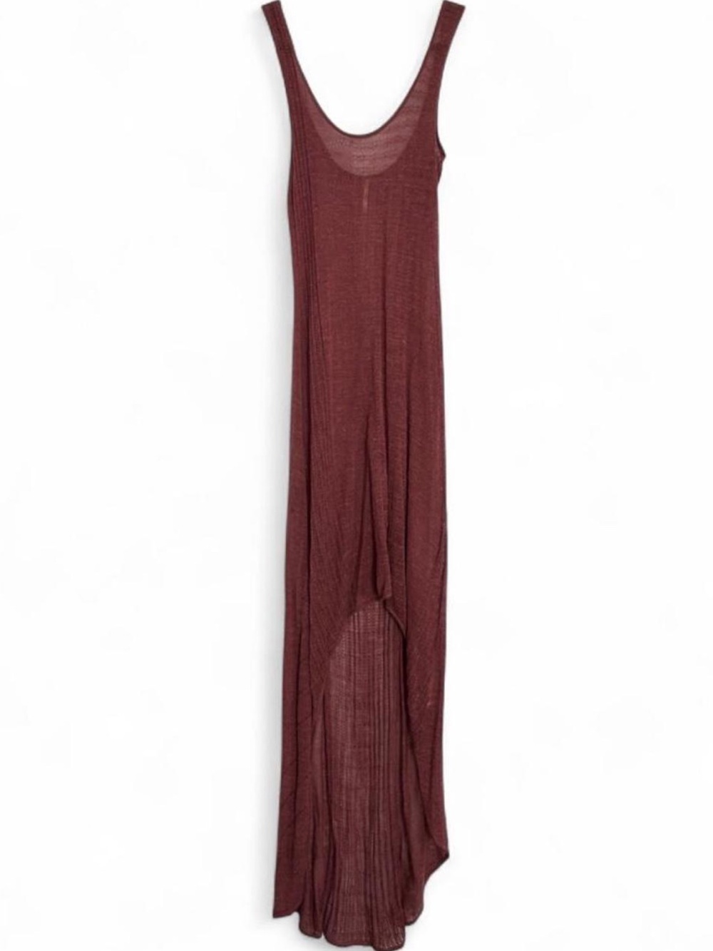 Free People High Low Dress in Deep Burgundy